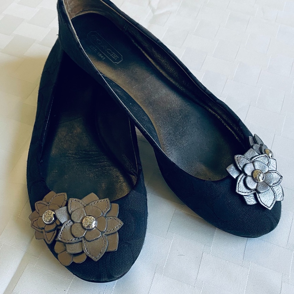 Coach "Lena" Ballerina Flats Size 7.5